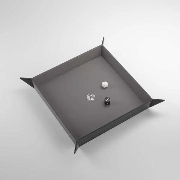 VR-105176 Gamegenic Magnetic Dice Tray Square Black/Gray - Gamegenic - Titan Pop Culture