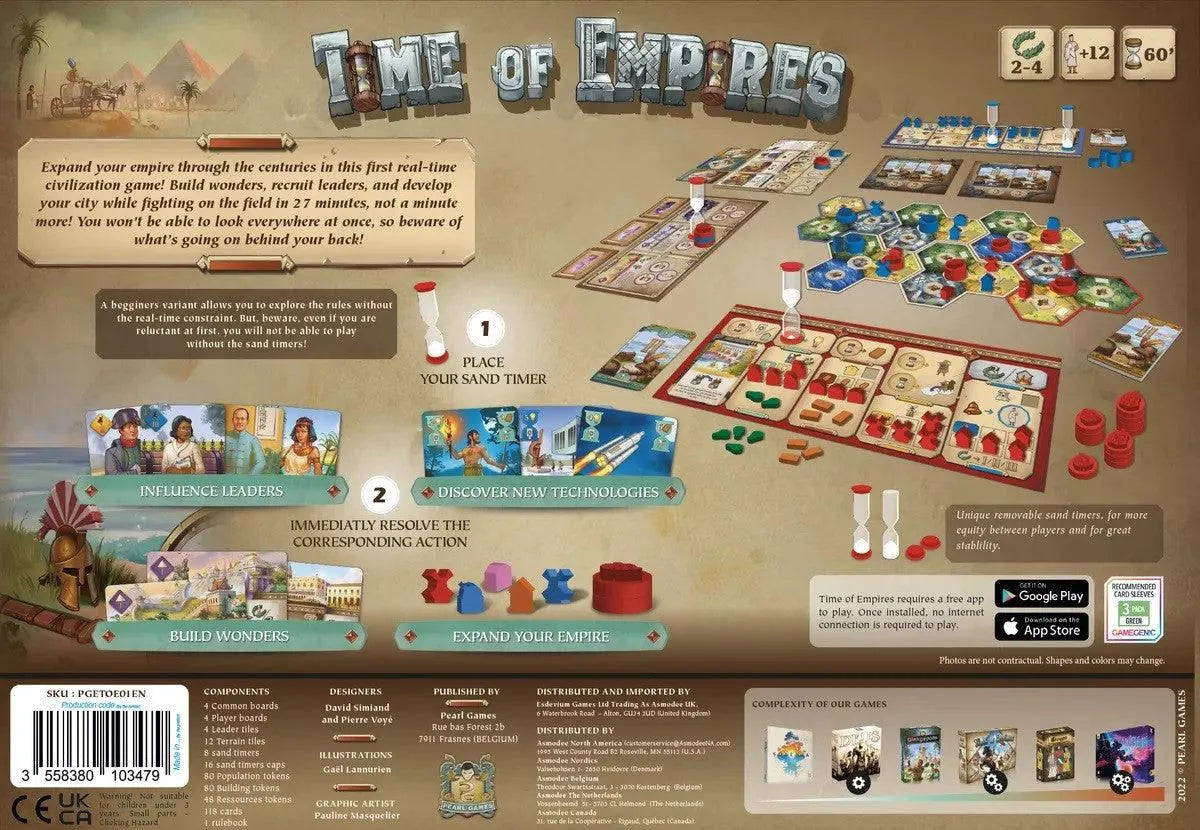 VR-108642 Time Of Empires - Pearl Games - Titan Pop Culture
