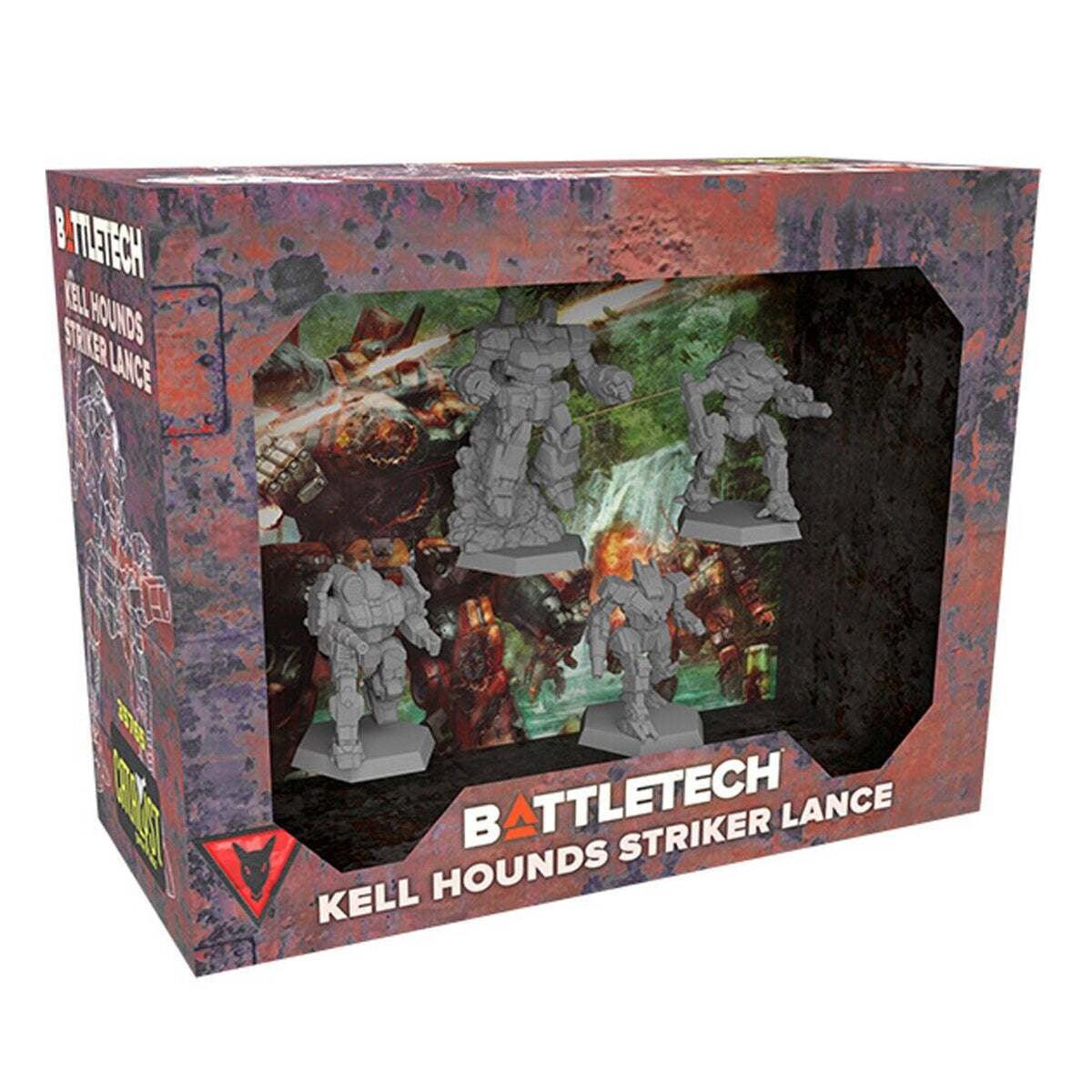 VR-115305 Battletech Minis Battletech: Kell Hounds Striker Lance - Catalyst Game Labs - Titan Pop Culture