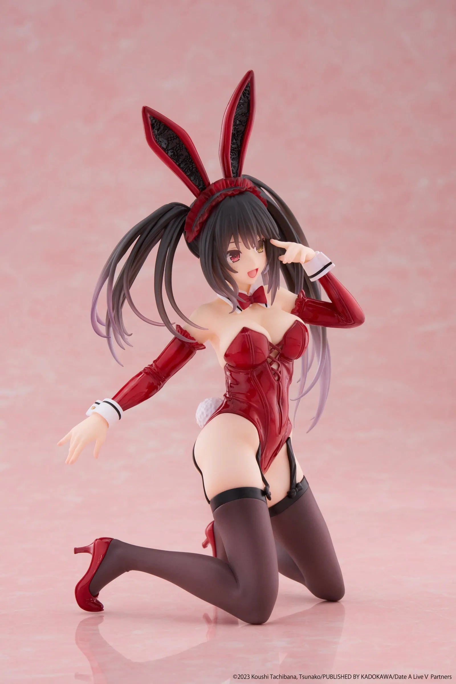 VR-122244 Date a Live V Desktop Cute Figure Kurumi Tokisaki (Bunny Version) - TAITO - Titan Pop Culture