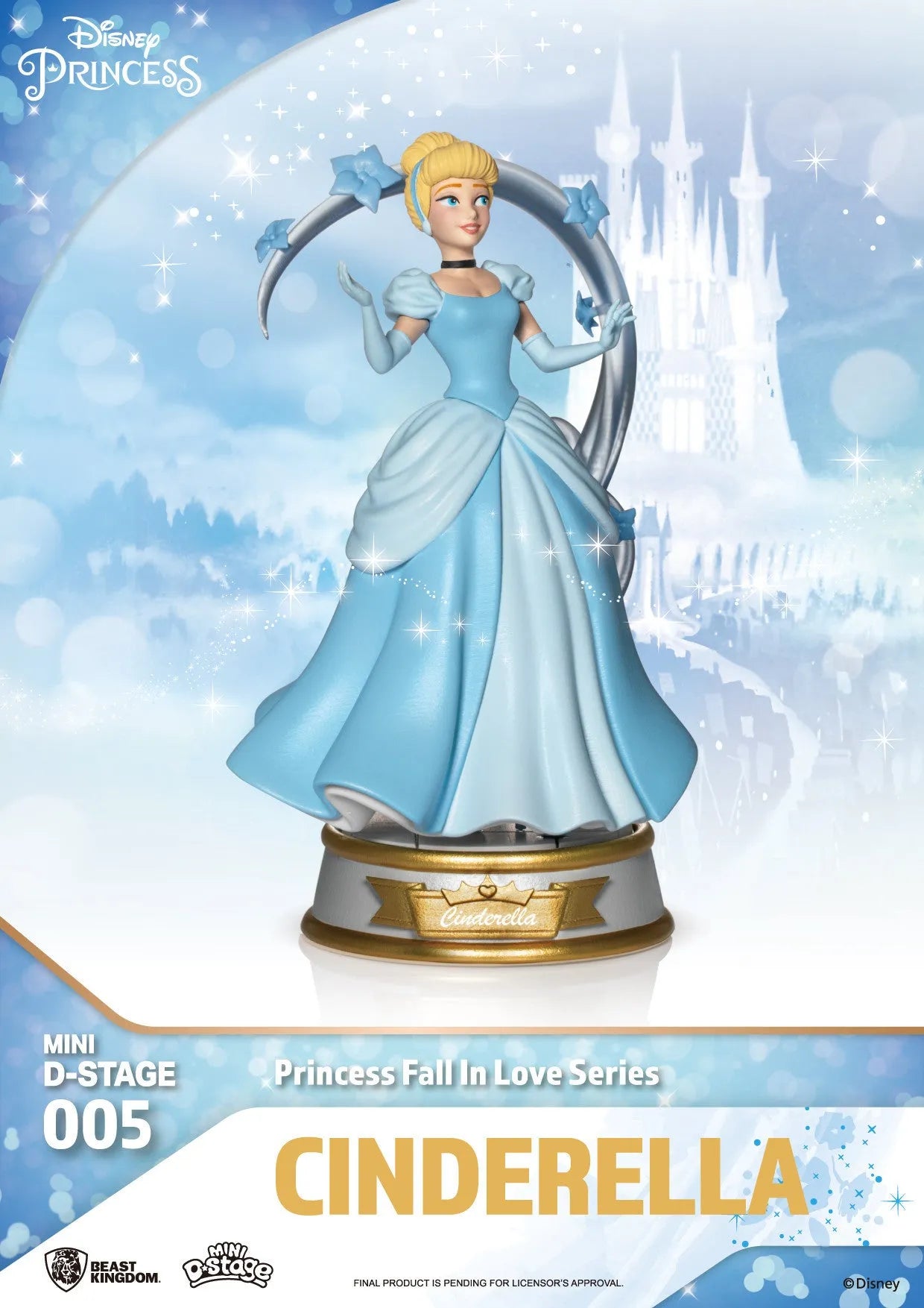 Beast Kingdom Mini D Stage Disney Princess Fall In Love Series Cindrella