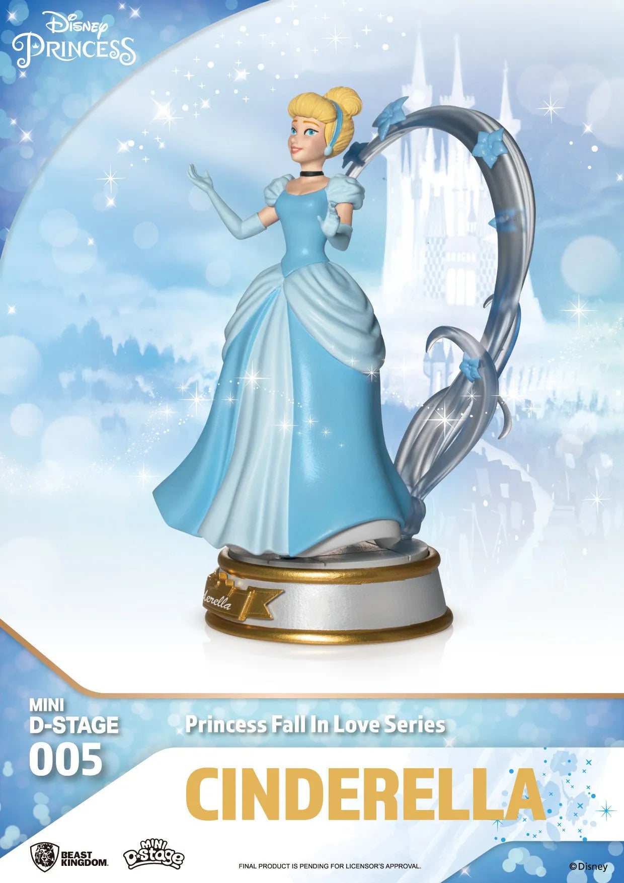 VR-126136 Beast Kingdom Mini D Stage Disney Princess Fall In Love Series Cinderella - Beast Kingdom - Titan Pop Culture