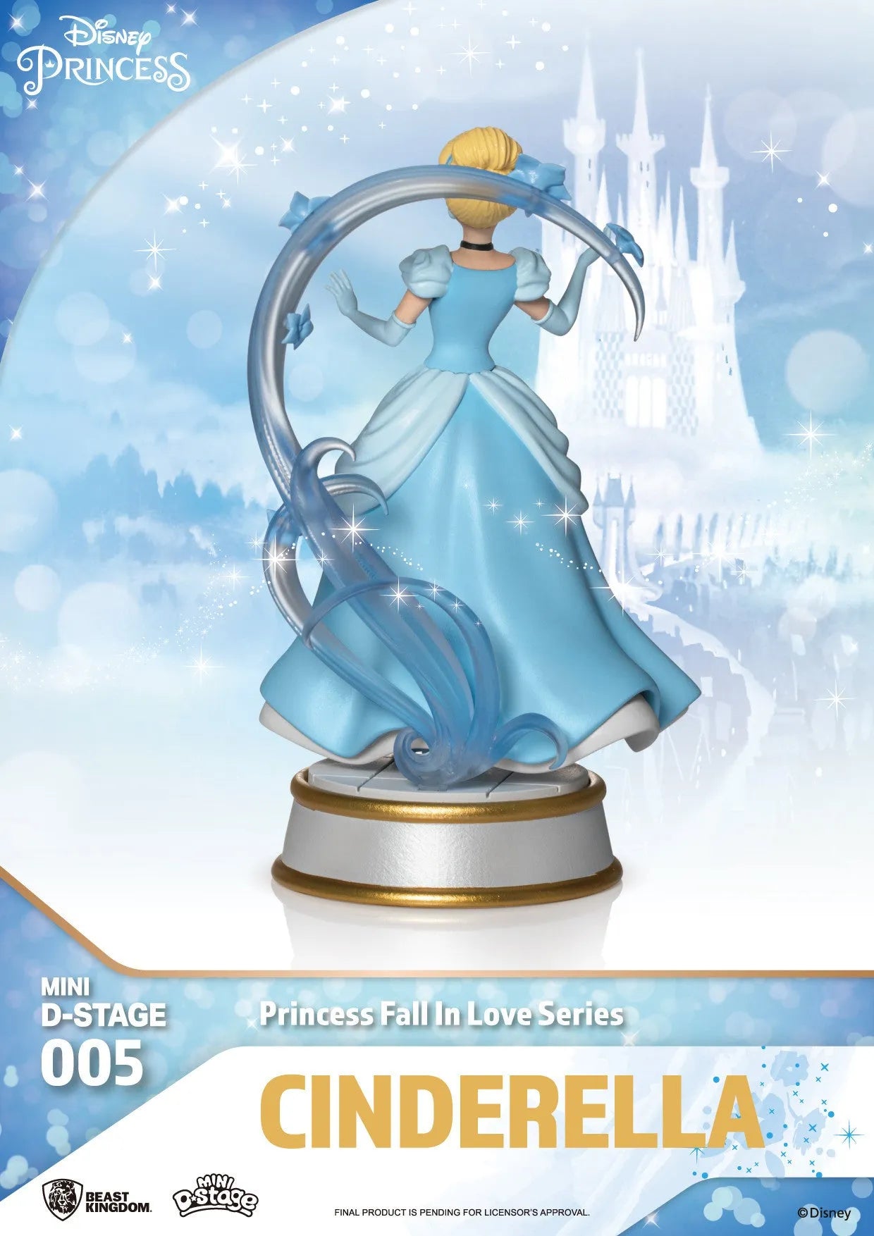 VR-126136 Beast Kingdom Mini D Stage Disney Princess Fall In Love Series Cinderella - Beast Kingdom - Titan Pop Culture
