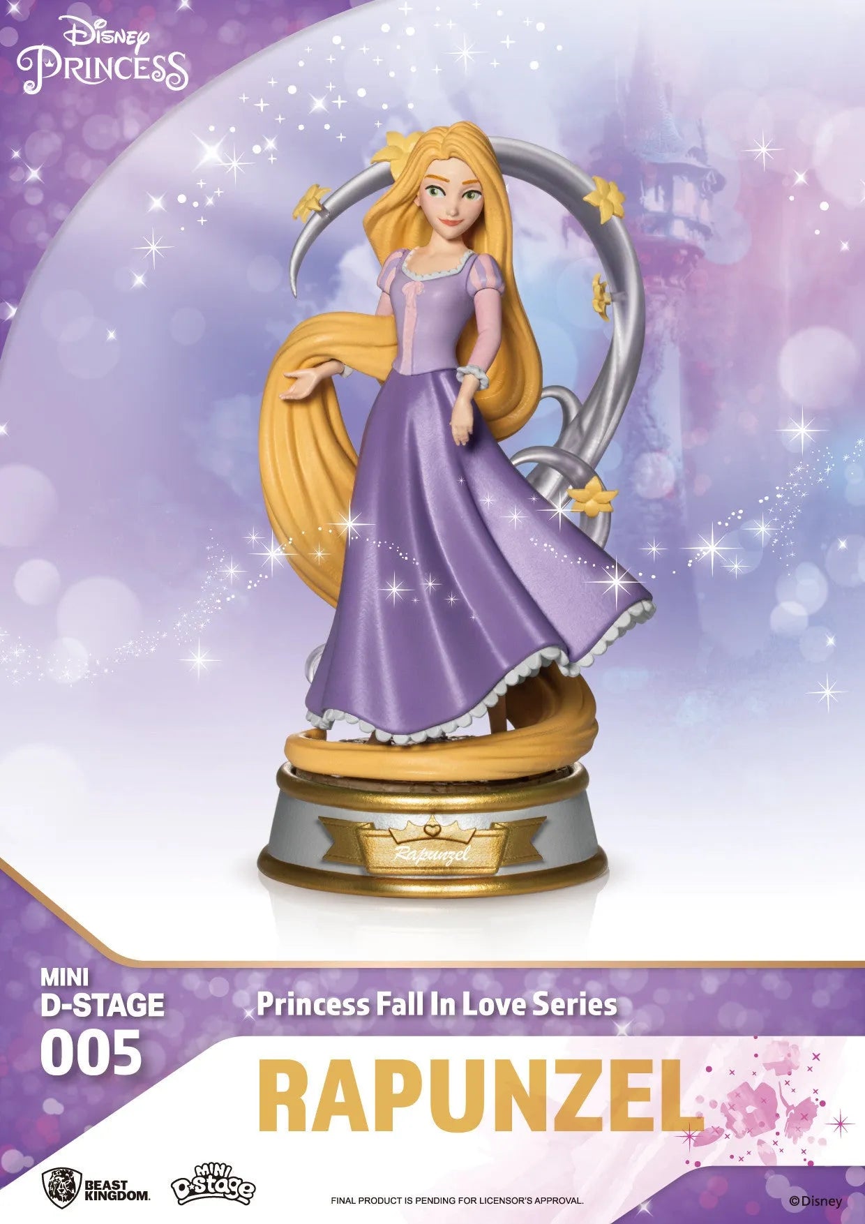 Beast Kingdom Mini D Stage Disney Princess Fall In Love Series Rapunzel