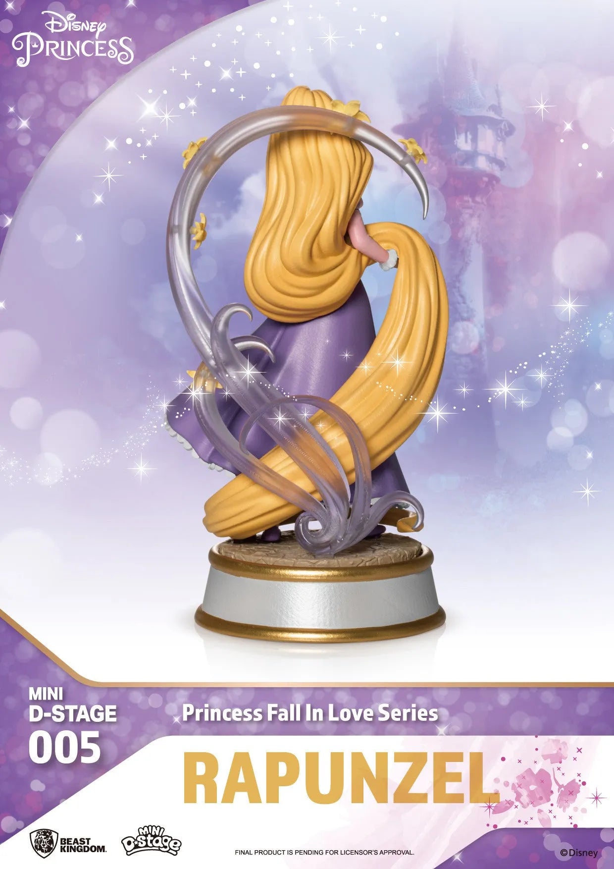 VR-126137 Beast Kingdom Mini D Stage Disney Princess Fall In Love Series Rapunzel - Beast Kingdom - Titan Pop Culture