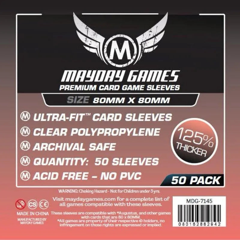 VR-33458 Mayday - Premium Medium Square Card Sleeves (Pack of 50) - 80 MM X 80 MM - Mayday - Titan Pop Culture