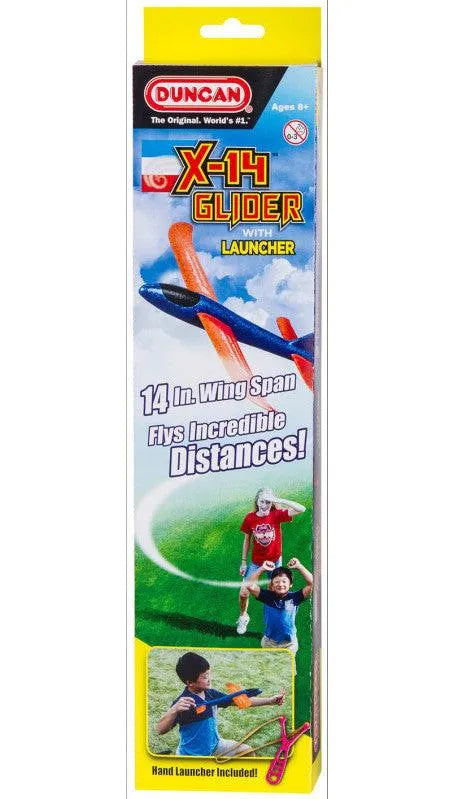 VR-50856 Duncan X-14 Glider with Hand Launcher (Assorted Colours) - Duncan - Titan Pop Culture