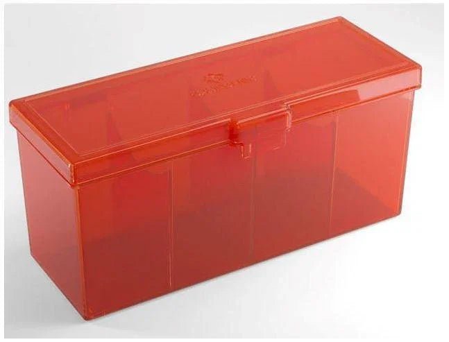 VR-78638 Gamegenic Fourtress Holds 320 Sleeves Deck Box Red - Gamegenic - Titan Pop Culture