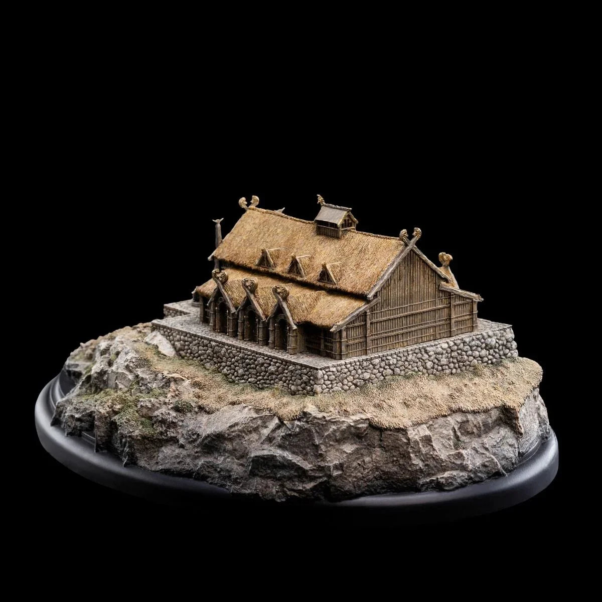 El Señor de los Anillos - Diorama del entorno del Salón Dorado de Edoras