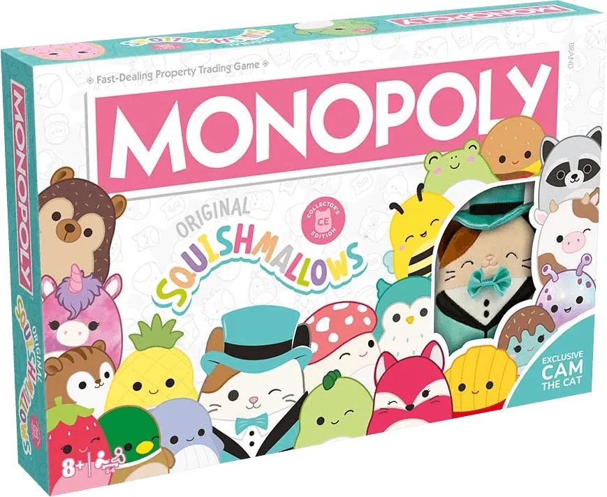 WINWM04179 Monopoly - Squishmallows Edition - Winning Moves - Titan Pop Culture
