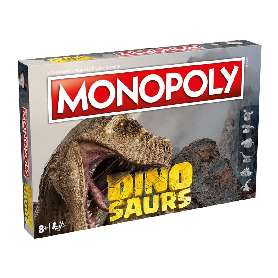 WINWM04251 Monopoly - Dinosaurs Edition - Winning Moves - Titan Pop Culture
