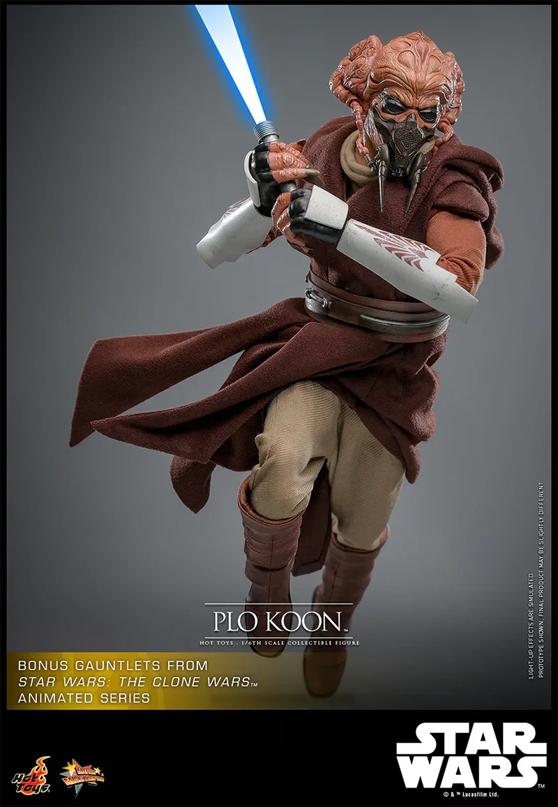Star Wars: La venganza de los Sith - Figura de acción coleccionable de Plo Koon a escala 1:6