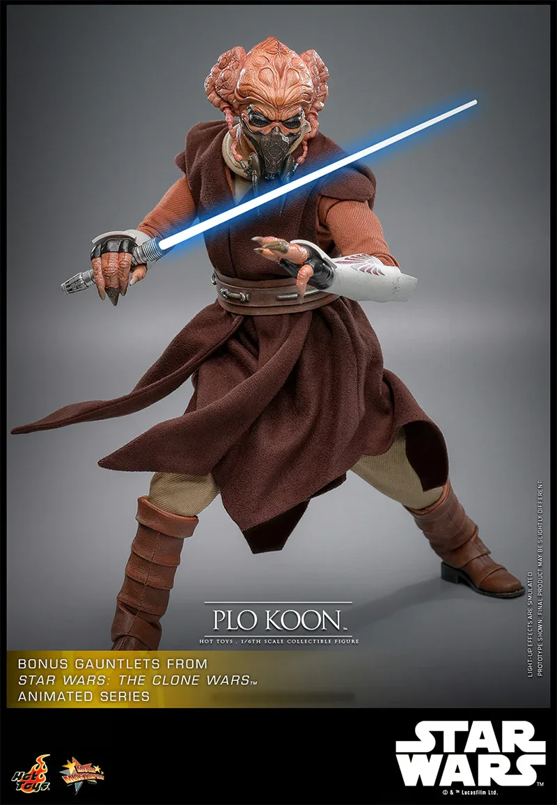 Star Wars: La venganza de los Sith - Figura de acción coleccionable de Plo Koon a escala 1:6