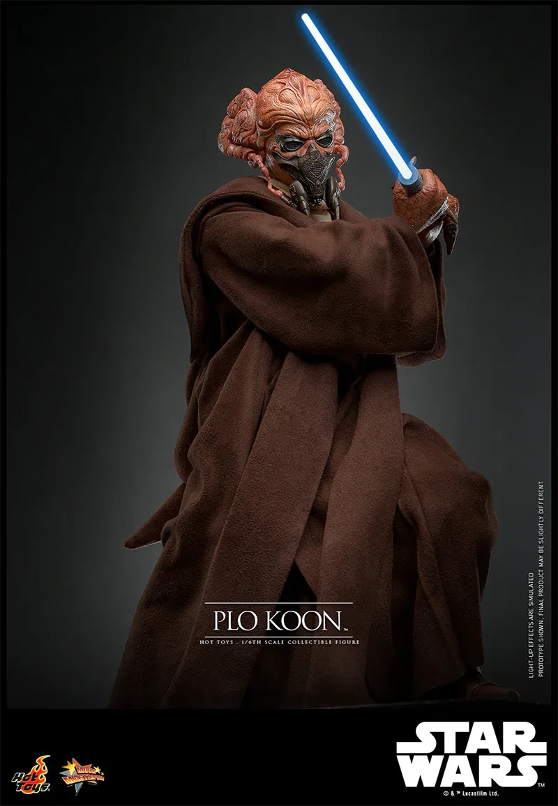 Star Wars: La venganza de los Sith - Figura de acción coleccionable de Plo Koon a escala 1:6