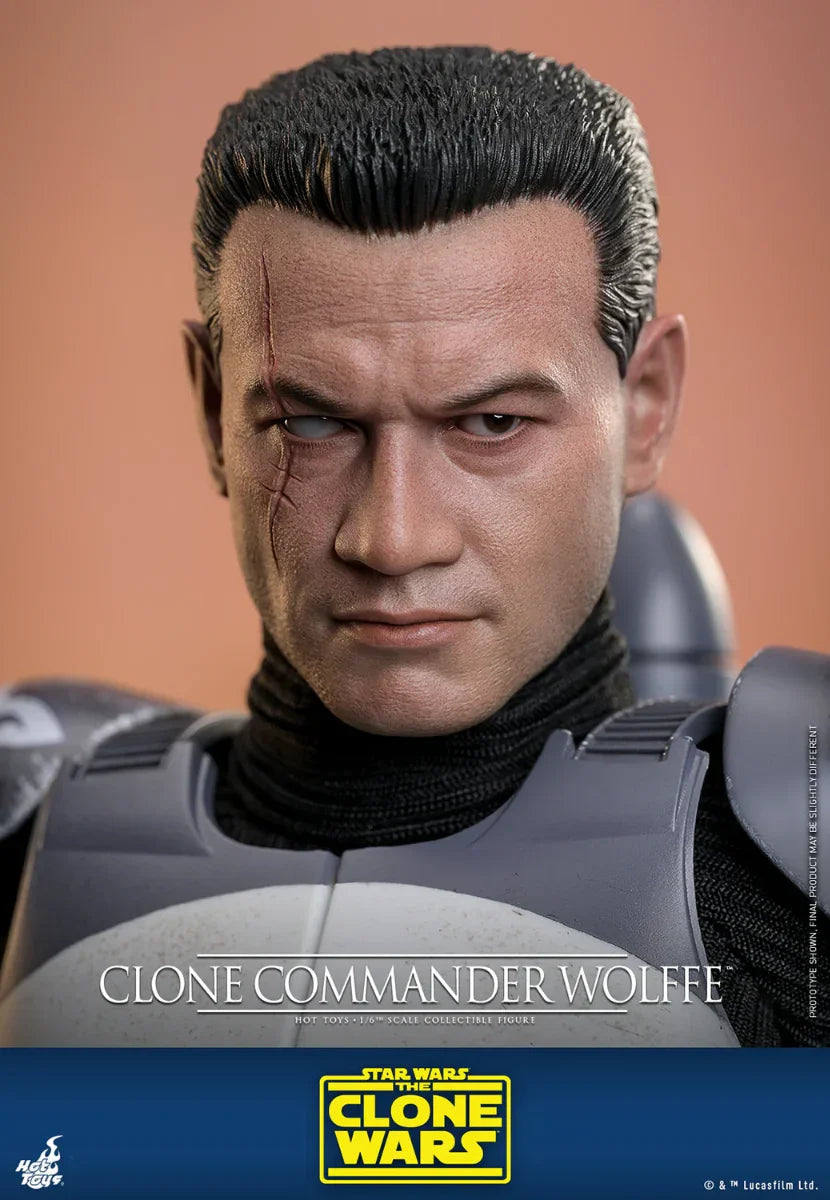 Star Wars - Figura de acción coleccionable del Comandante Clon Wolffe a escala 1:6
