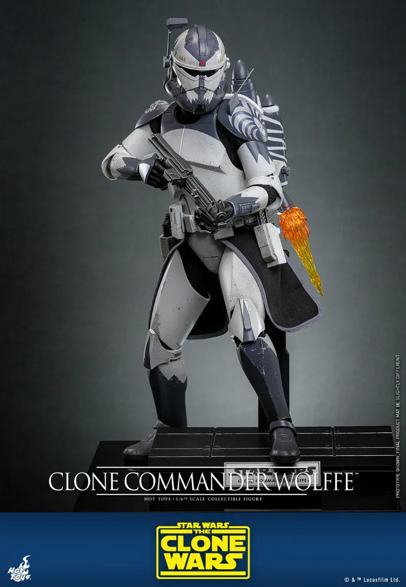 Star Wars - Figura de acción coleccionable del Comandante Clon Wolffe a escala 1:6