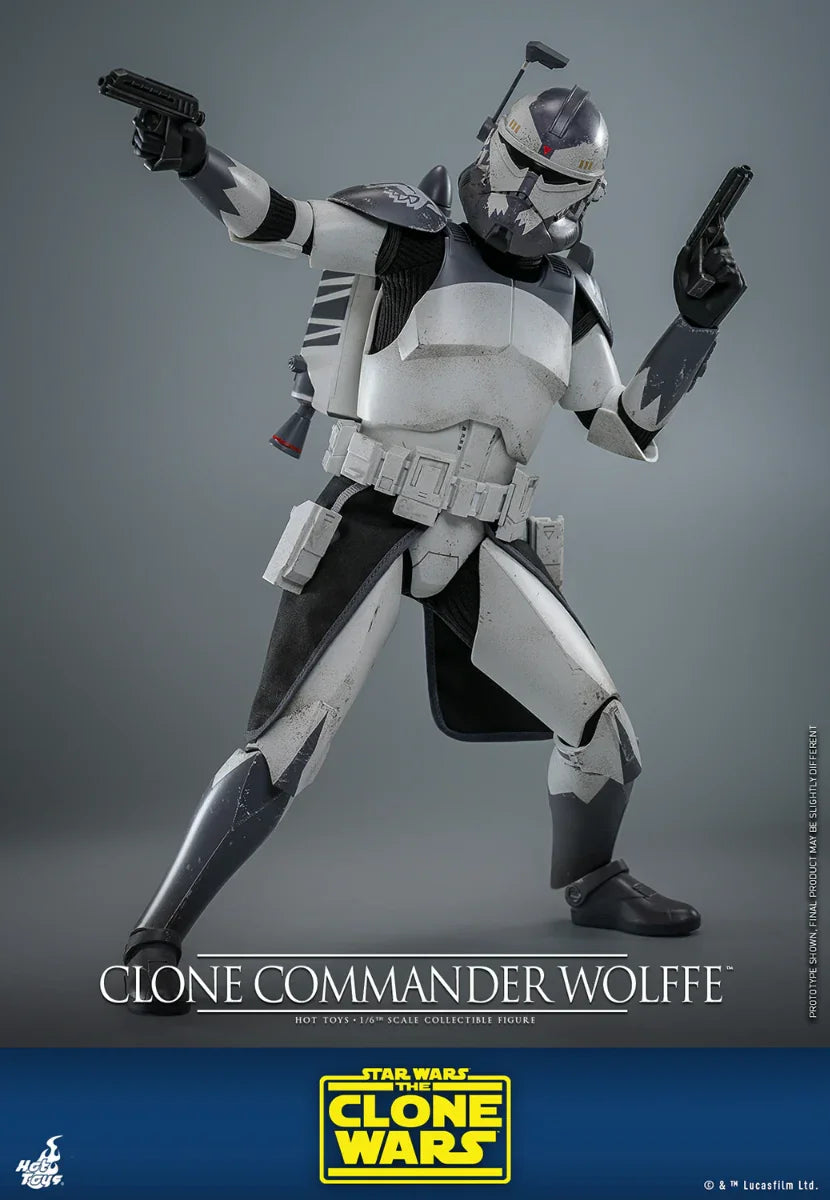 Star Wars - Figura de acción coleccionable del Comandante Clon Wolffe a escala 1:6