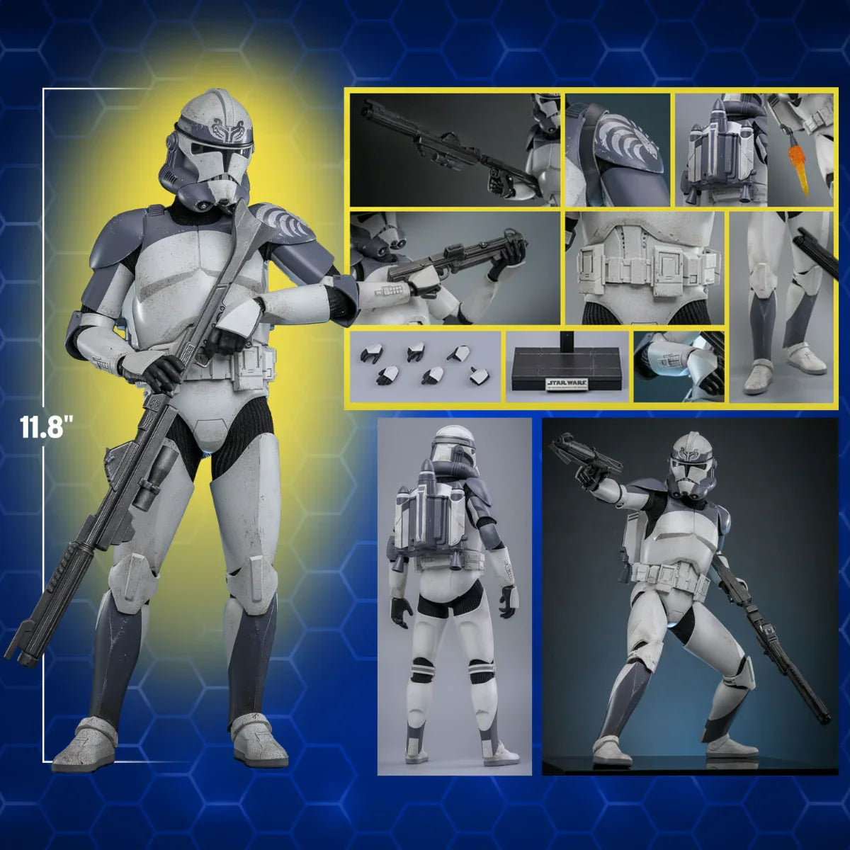Star Wars - 104th Battalion Wolfpack Clone Trooper 1:6 Scale Collectable Action Figure