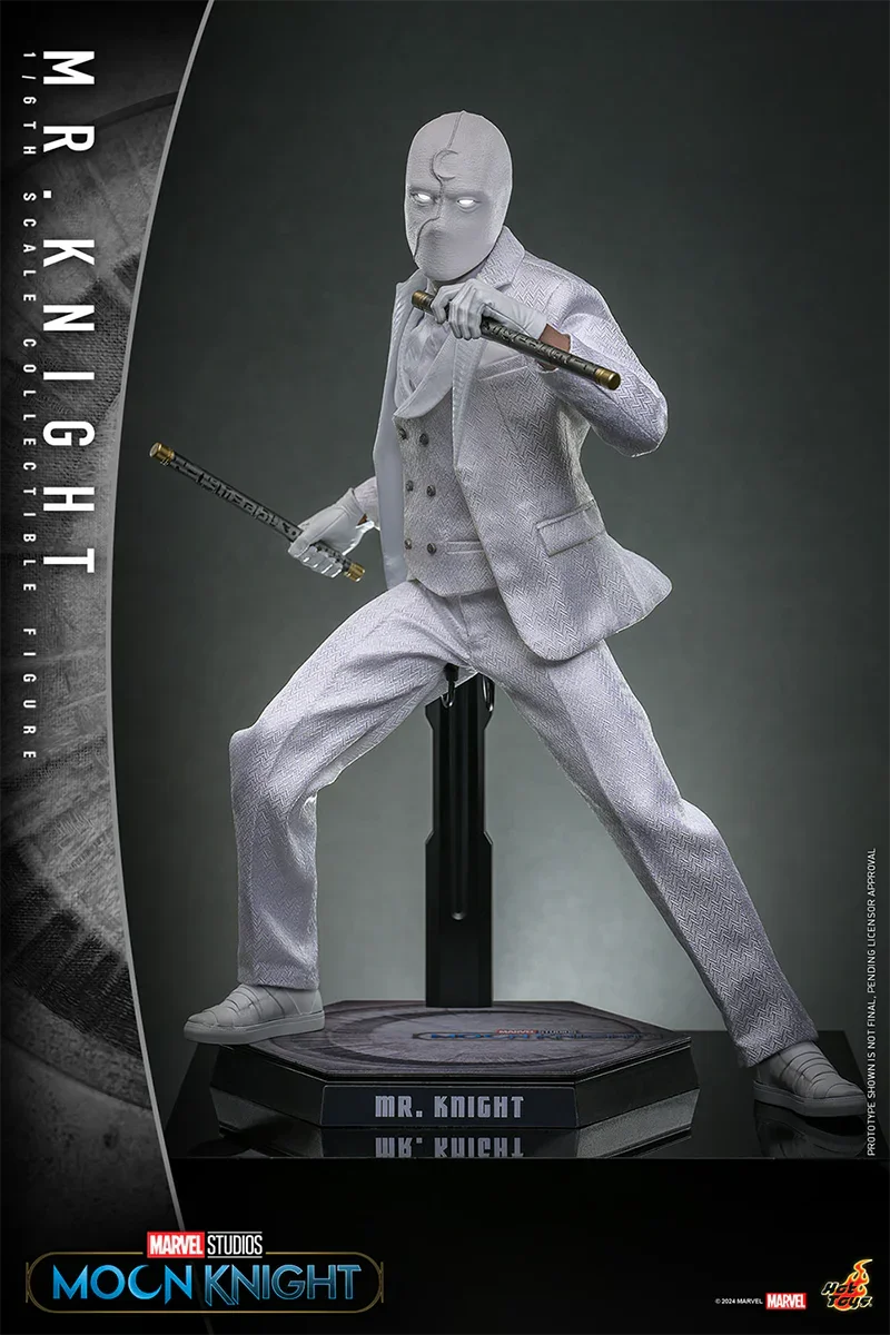 Moon Knight (TV) - Figura de acción coleccionable de Mr. Knight a escala 1:6