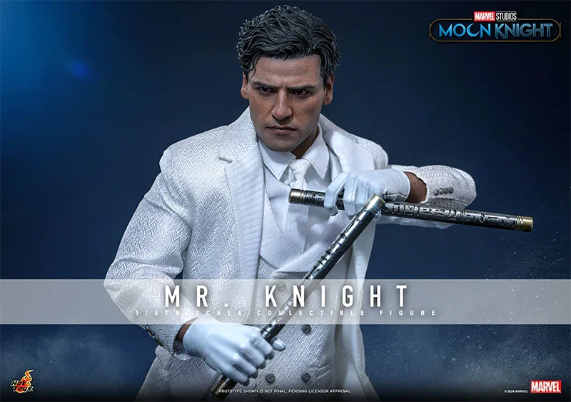 Moon Knight (TV) - Figura de acción coleccionable de Mr. Knight a escala 1:6
