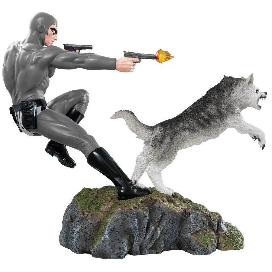 10136 The Phantom - Phantom and Devil Grey Suit Statue - Ikon Design Studio - Titan Pop Culture