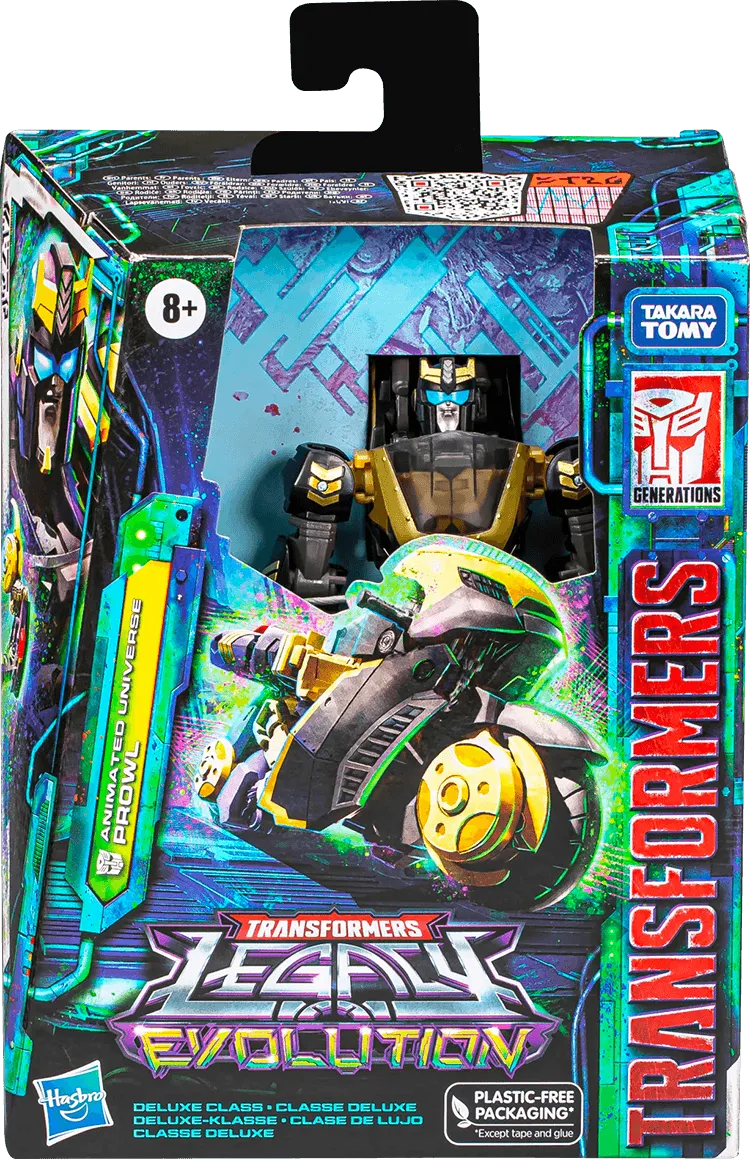 24125 Transformers Legacy Evolution: Deluxe Class - Animated Universe Prowl - Hasbro - Titan Pop Culture
