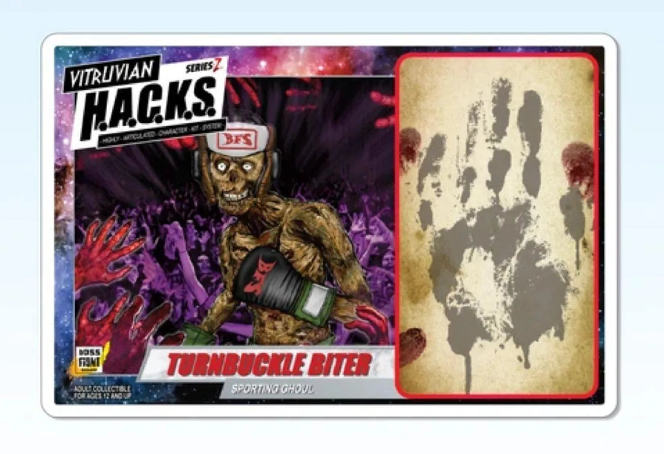 BFSZ30103 Vitruvian H.A.C.K.S. - Zombie Turnbuckle Biter H.A.C.K.S. Action Figure - Boss Fight Studios - Titan Pop Culture