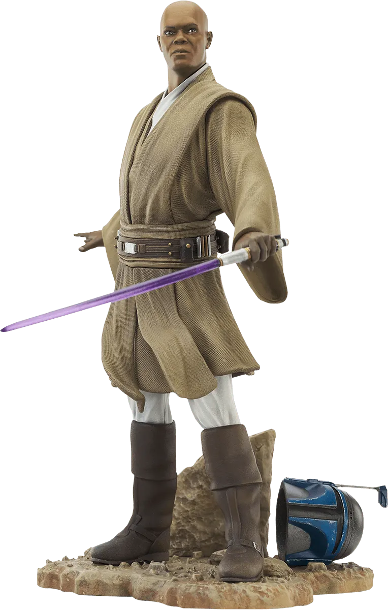 DSTAPR222242 Star Wars - Mace Windu Attack of the Clones Premier Statue - Diamond Select Toys - Titan Pop Culture