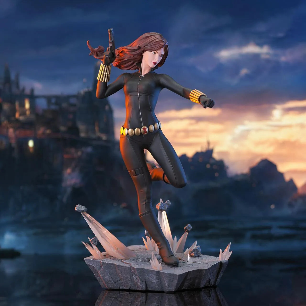 DSTMAR212009 Marvel Comics - Black Widow Premier Statue - Diamond Select Toys - Titan Pop Culture