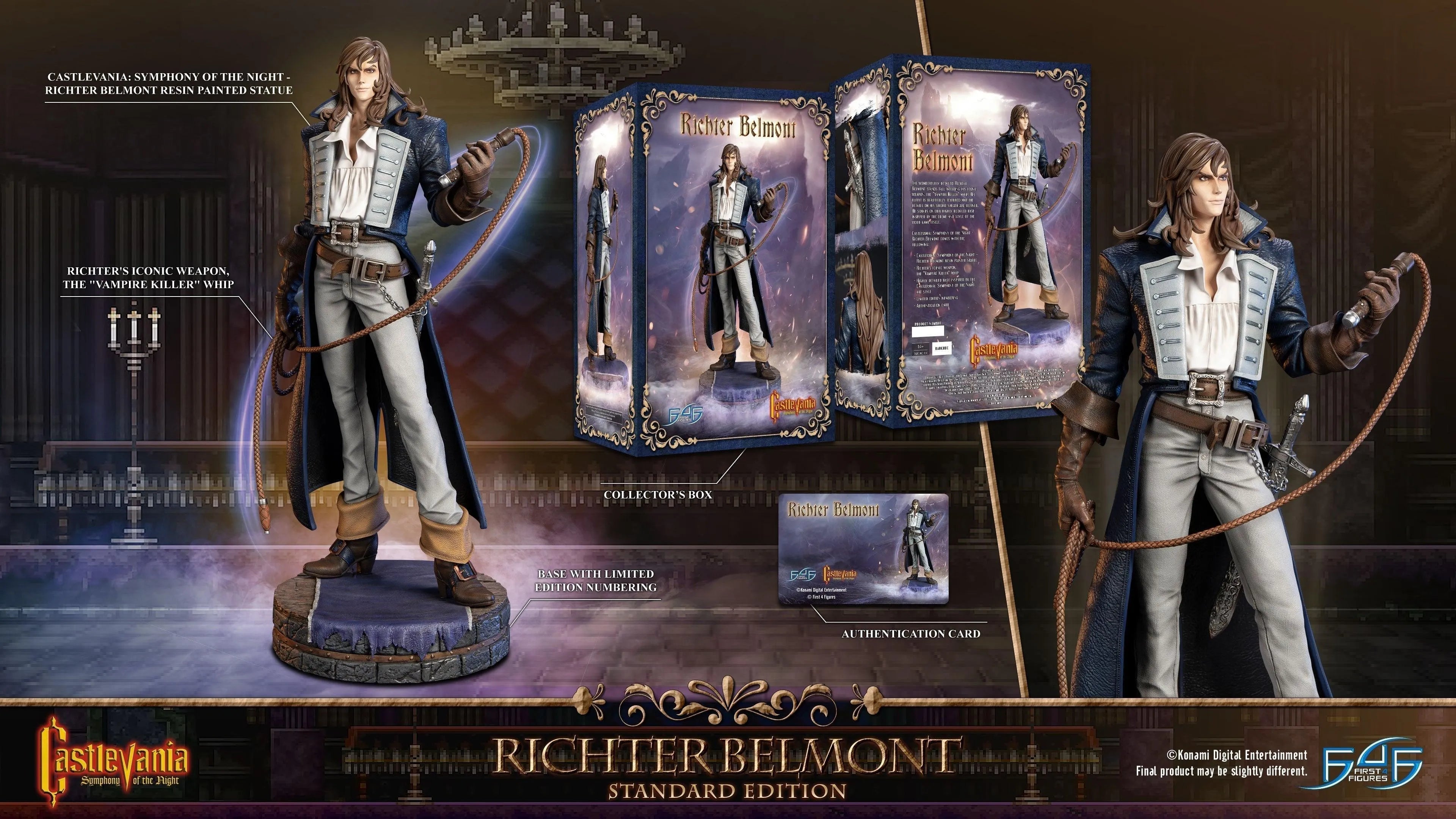 F4FCVSRIST Castlevania - Richter Belmont Statue - First 4 Figures - Titan Pop Culture