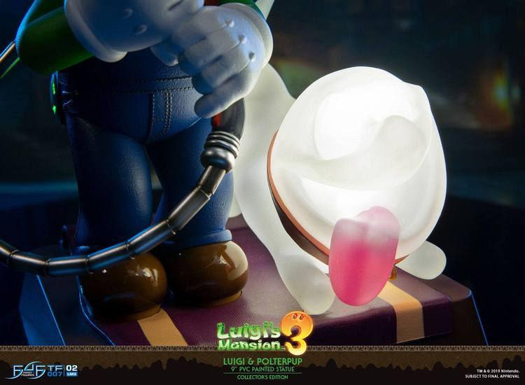 F4FLM03CO Luigi's Mansion 3 - Luigi 9" PVC Statue Collector's Edition - First 4 Figures - Titan Pop Culture
