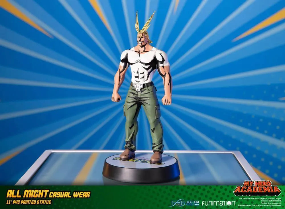 F4FMHAACST My Hero Academia - All Might Casual Wear PVC Statue - First 4 Figures - Titan Pop Culture