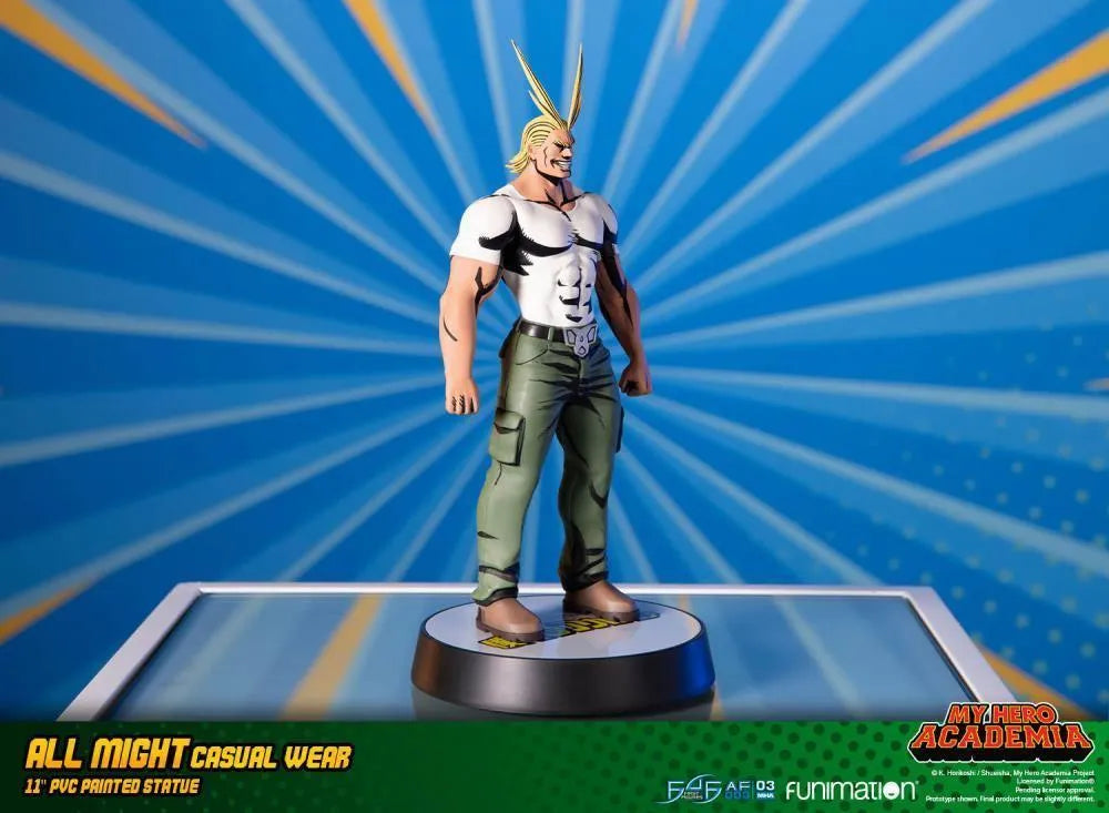 F4FMHAACST My Hero Academia - All Might Casual Wear PVC Statue - First 4 Figures - Titan Pop Culture