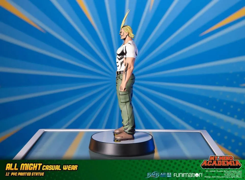 F4FMHAACST My Hero Academia - All Might Casual Wear PVC Statue - First 4 Figures - Titan Pop Culture