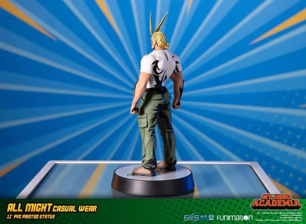 F4FMHAACST My Hero Academia - All Might Casual Wear PVC Statue - First 4 Figures - Titan Pop Culture