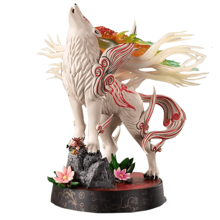 F4FOKASHHST Okami - Shinraui Celestial Howl PVC Statue - First 4 Figures - Titan Pop Culture