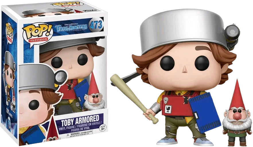 FUN14398 Trollhunters - Toby Armored Pop! Vinyl - Funko - Titan Pop Culture