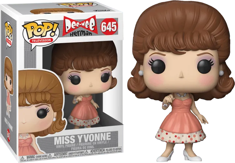 FUN21786 Pee-wee Herman - Miss Yvonne Pop! Vinyl - Funko - Titan Pop Culture