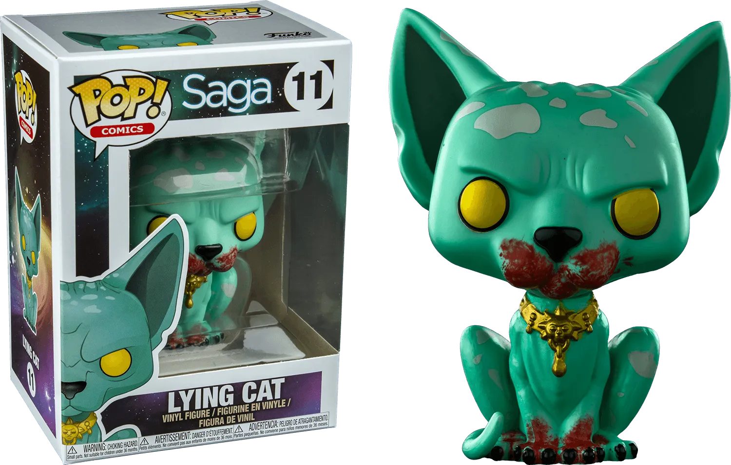 FUN28891 Saga - Lying Cat Bloody US Exclusive Pop! Vinyl - Funko - Titan Pop Culture