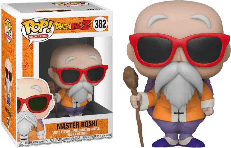 FUN32260 Dragon Ball Z - Master Roshi with Staff Pop! Vinyl - Funko - Titan Pop Culture