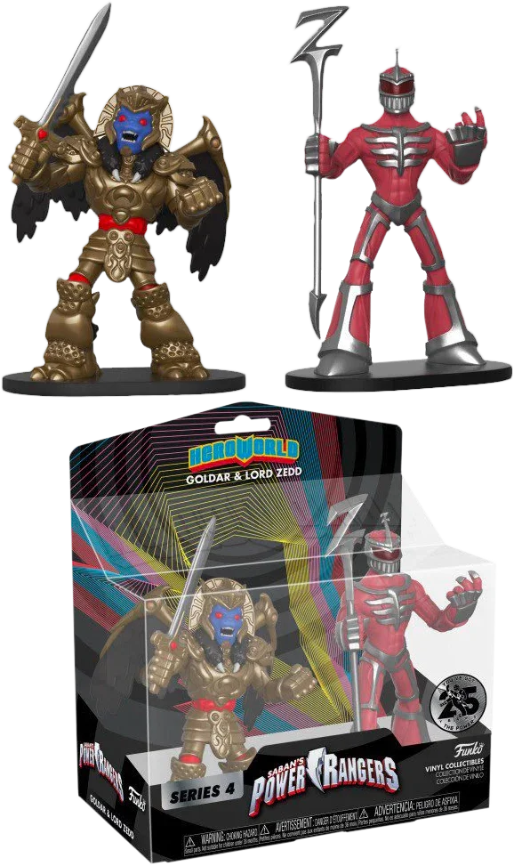 FUN32960 Power Rangers - Hero World Goldar / Zedd 2-pack - Funko - Titan Pop Culture