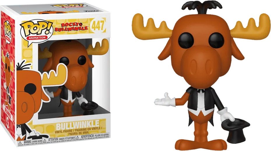 FUN33460 Rocky & Bullwinkle - Magician Bullwinkle Pop! Vinyl - Funko - Titan Pop Culture