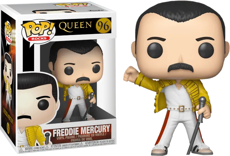 FUN33732 Queen - Freddie Mercury Wembley 1986 Pop! Vinyl - Funko TBA - Titan Pop Culture