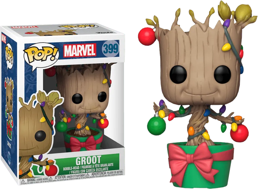 FUN33982 Marvel Comics - Groot with Lights & Ornaments Pop! Vinyl - Funko - Titan Pop Culture