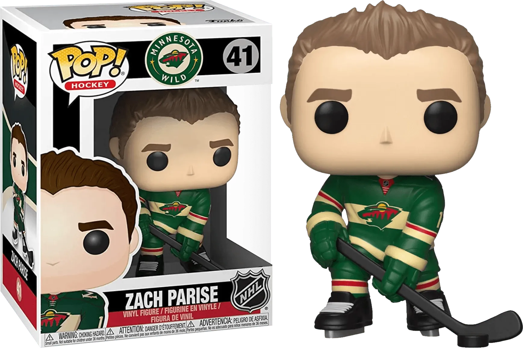 FUN34336 NHL: Wild - Zach Parise Pop! Vinyl - Funko - Titan Pop Culture