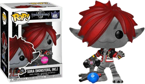 FUN36225 Kingdom Hearts 3 - Sora (Monsters Inc) Flocked US Exclusive Pop! Vinyl - Funko - Titan Pop Culture