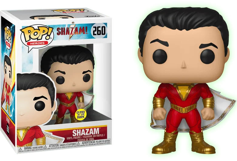 FUN36806 Shazam - Shazam Glow US Exclusive Pop! Vinyl - Funko - Titan Pop Culture