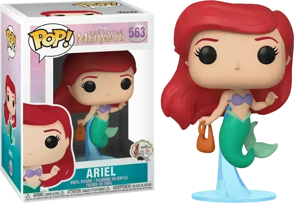 FUN40102 The Little Mermaid - Ariel with Bag Pop! Vinyl - Funko - Titan Pop Culture