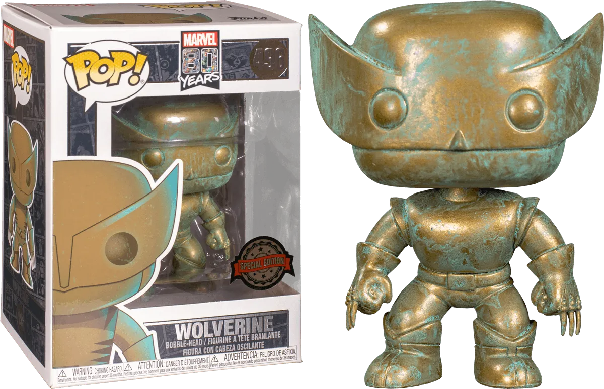 FUN42215 X-Men - Wolverine Marvel 80th Anniversary Patina US Exclusive Pop! Vinyl - Funko - Titan Pop Culture