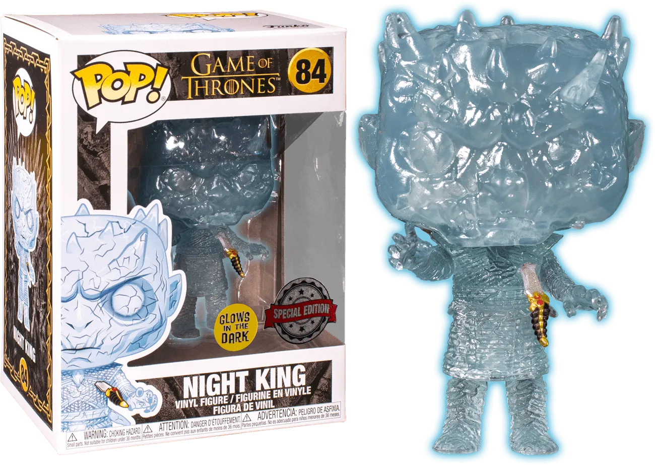 FUN45233 Game of Thrones - Crystal Night King with Dagger Glow US Exclusive Pop! Vinyl - Funko - Titan Pop Culture